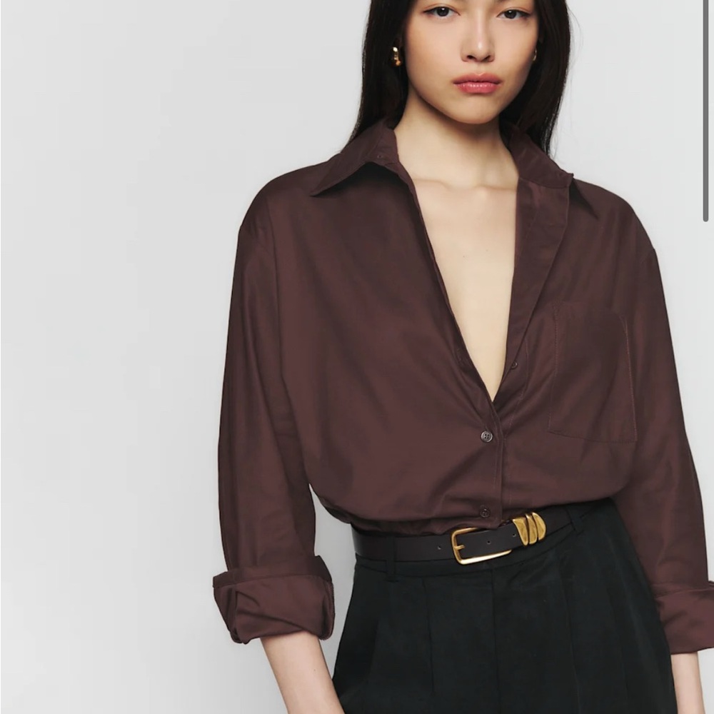 NWOT Reformation Will Oversized Shirt